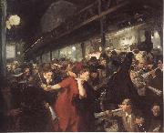 John sloan Election at night oil painting reproduction